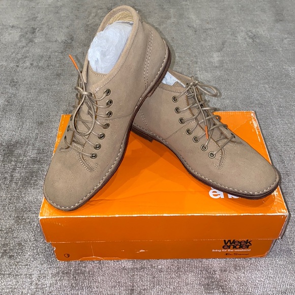 Ben Sherman suede chukka wood sole main image 7